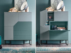 MetroEdge Multi-Utility Storage Cabinet with Fold-Out Desk