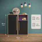 Modern Storage Cabinet | Compact Organizer | 90 x 60 cm | Premium Finish