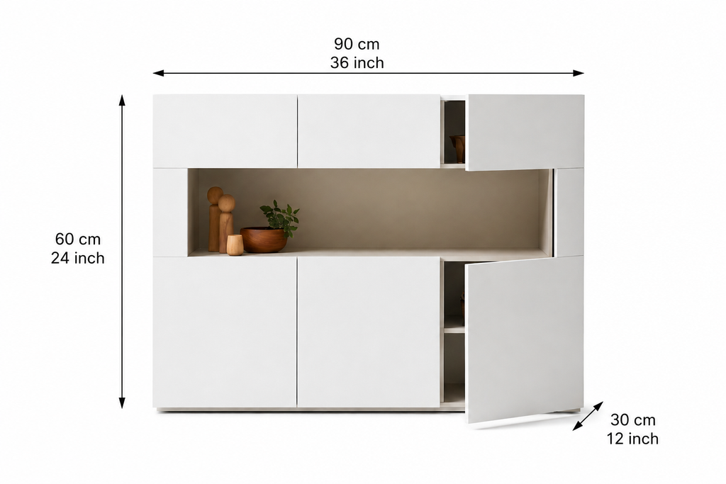 Modern Shoe Rack Cabinet | Multi Storage Organizer