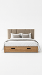 Complete Bedroom Set | Cot (With / Without Storage) + Wardrobe + 2 Side Tables | Matte & High Gloss Finish