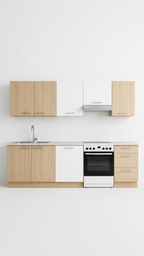 Modern Modular Kitchen | 240 cm Layout | Free Delivery & Installation Across Kerala