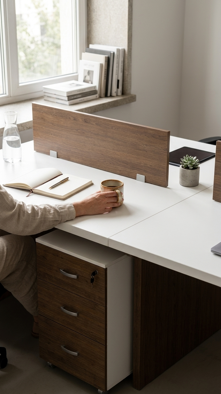 Premium 4-Seater Office Workstation Desk